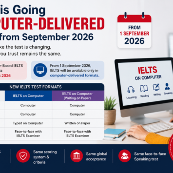 IELTS Computer-Delivered Test in India from September 2026:Official Changes, Important Dates, FAQs & Expert Guide