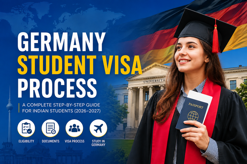 Title: Germany Student Visa Process for Indian Students (2026–2027): Complete Step-by-Step Guide 